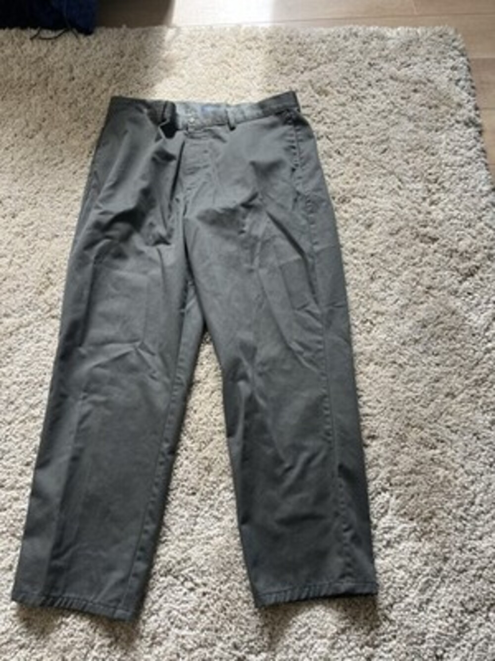 Dockers Brown Pleated Khaki Business Casual Dress Pants Mens Sz 38x34